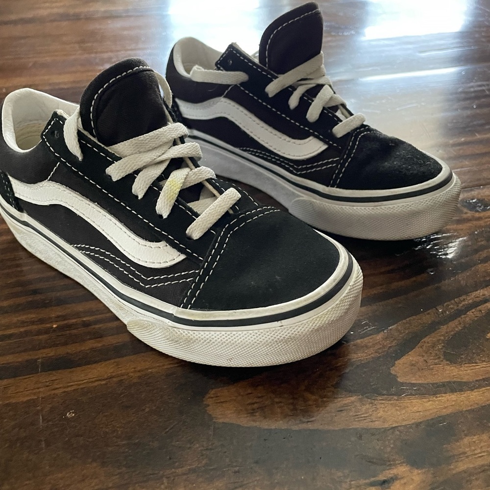 Boys Vans sneakers, toddler size 12.